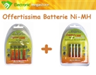 Kit Batterie Ni-MH alta capacità AAA e AA